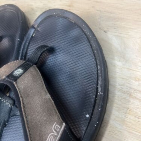 Men's Teva Flip Flop Sandals 4136 Brown Thongs US Size 11 - Picture 2 of 7